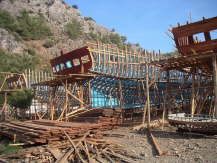 Klassische Dhau Werft