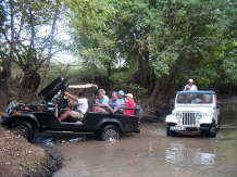 Unterbodenwsche mit dem Jeep