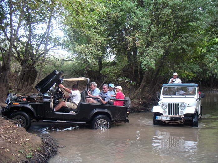 Unterbodenwsche mit dem Jeep