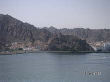 Anfahrt auf Muscat